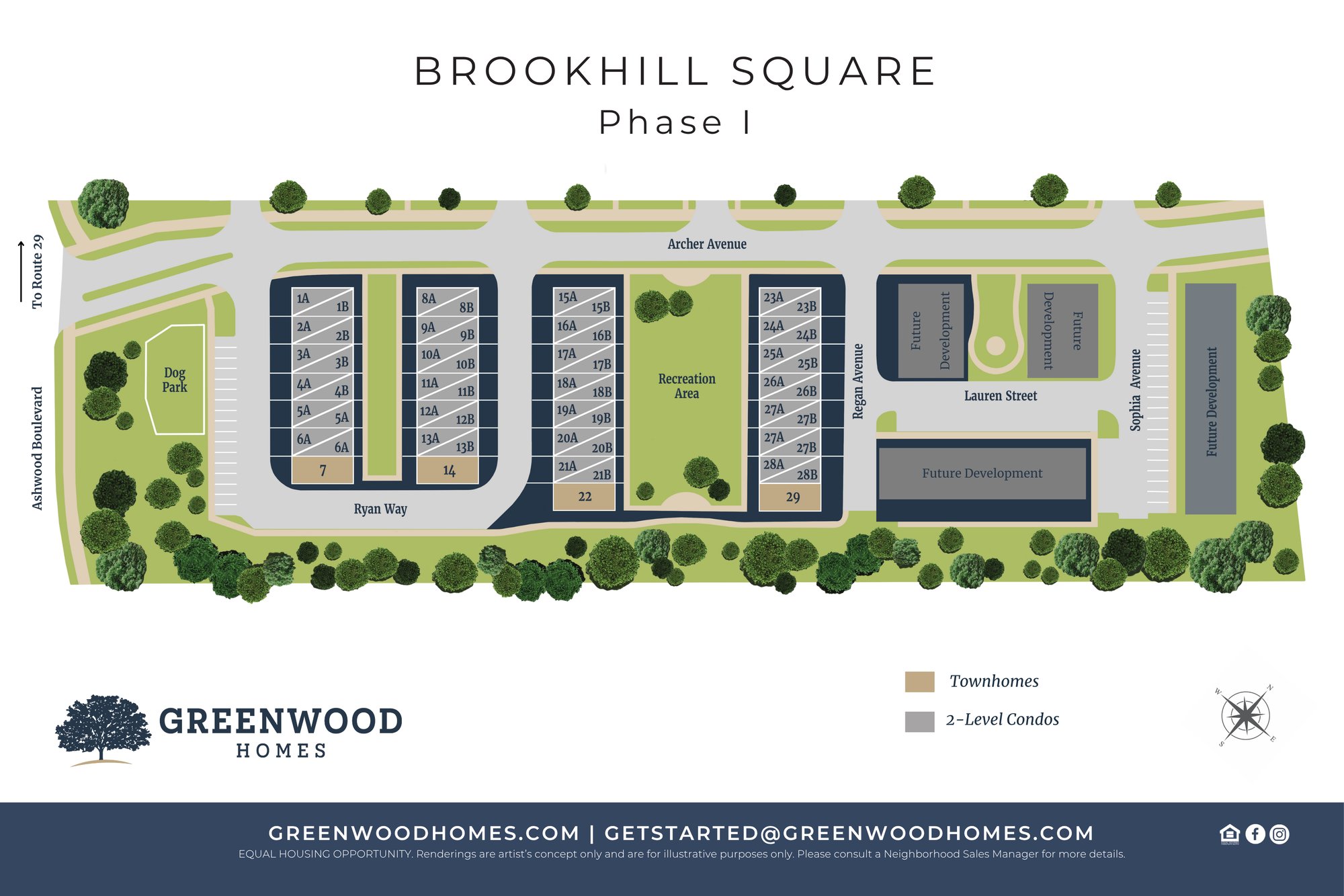 Brookhill Square Map