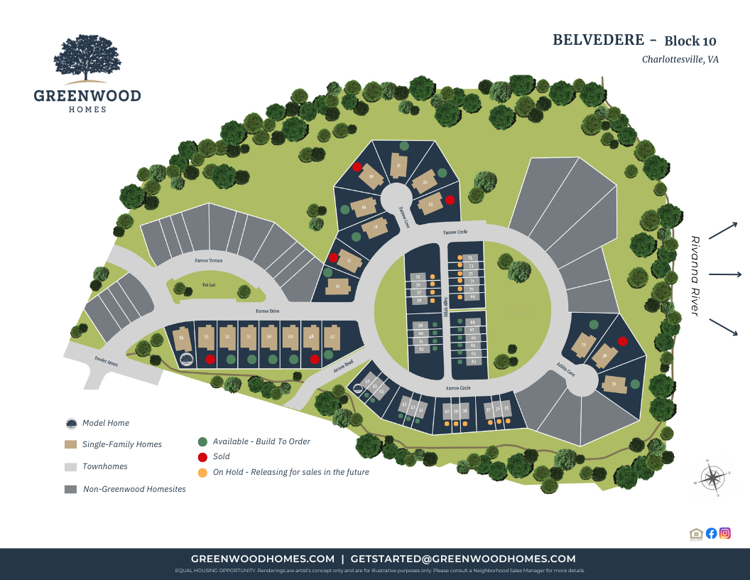 Belvedere Block 10 Site Map